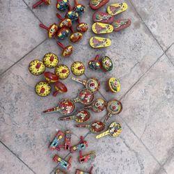 Vintage Tin Noisemakers – Individual Prices Listed – 1940s–50s U.S. Metal Toy Co.