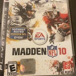 Madden NFL 10 (Sony PlayStation 3, 2009) 