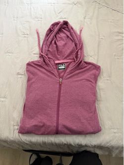 Pink FILA hoodie
