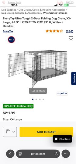 2 door XXL DOG CRATE