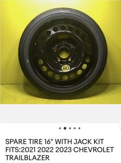 Spare Tire 16” w/jack Kit