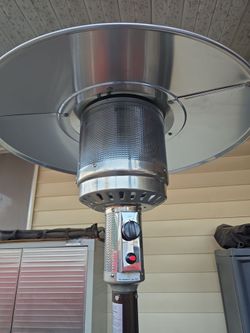 Propane, heater never used it it's just been covered up.