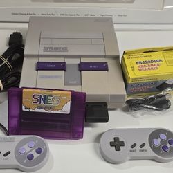 Super Nintendo Complete With Games
