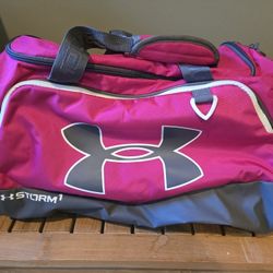 Under Armour Pink Duffle Bag