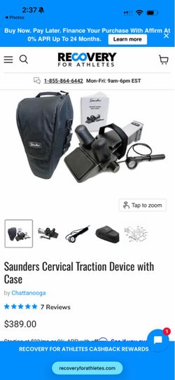 Saunders Cervical Traction Device with Case