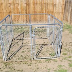 Dog Kennel, 4ft Tall, 6ft X 8ft Area With Door