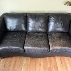 Pleather Couch