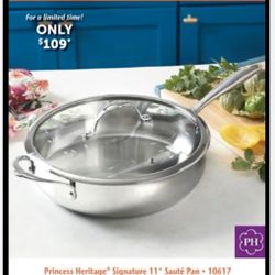 Sarten De 11” Para Sellar Princess Heritage