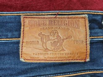 True Religion 36x28 Men's Denim Jeans
