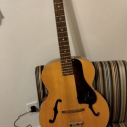 Classic Acustica  Guitar Vintage Harmony Patrician Made In Usa