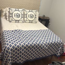“Purple” Queen Bed With Frame and Mattress For Sale 