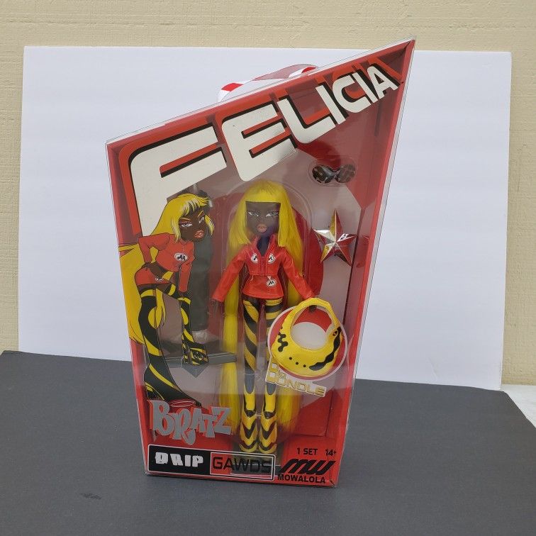 2022 Doll Bratz X Mowalola Spexial Edition Designer Felicia Fashion Doll w / Outfits NEW.
