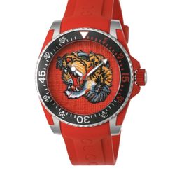 Gucci Watch with Red Strap