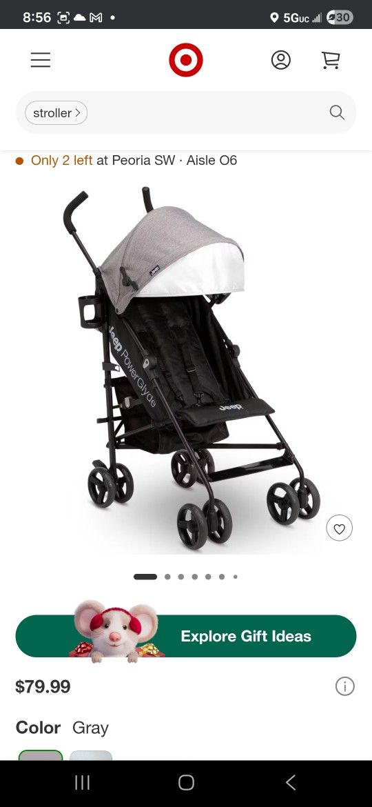 Jeep PowerGlyde Stroller 