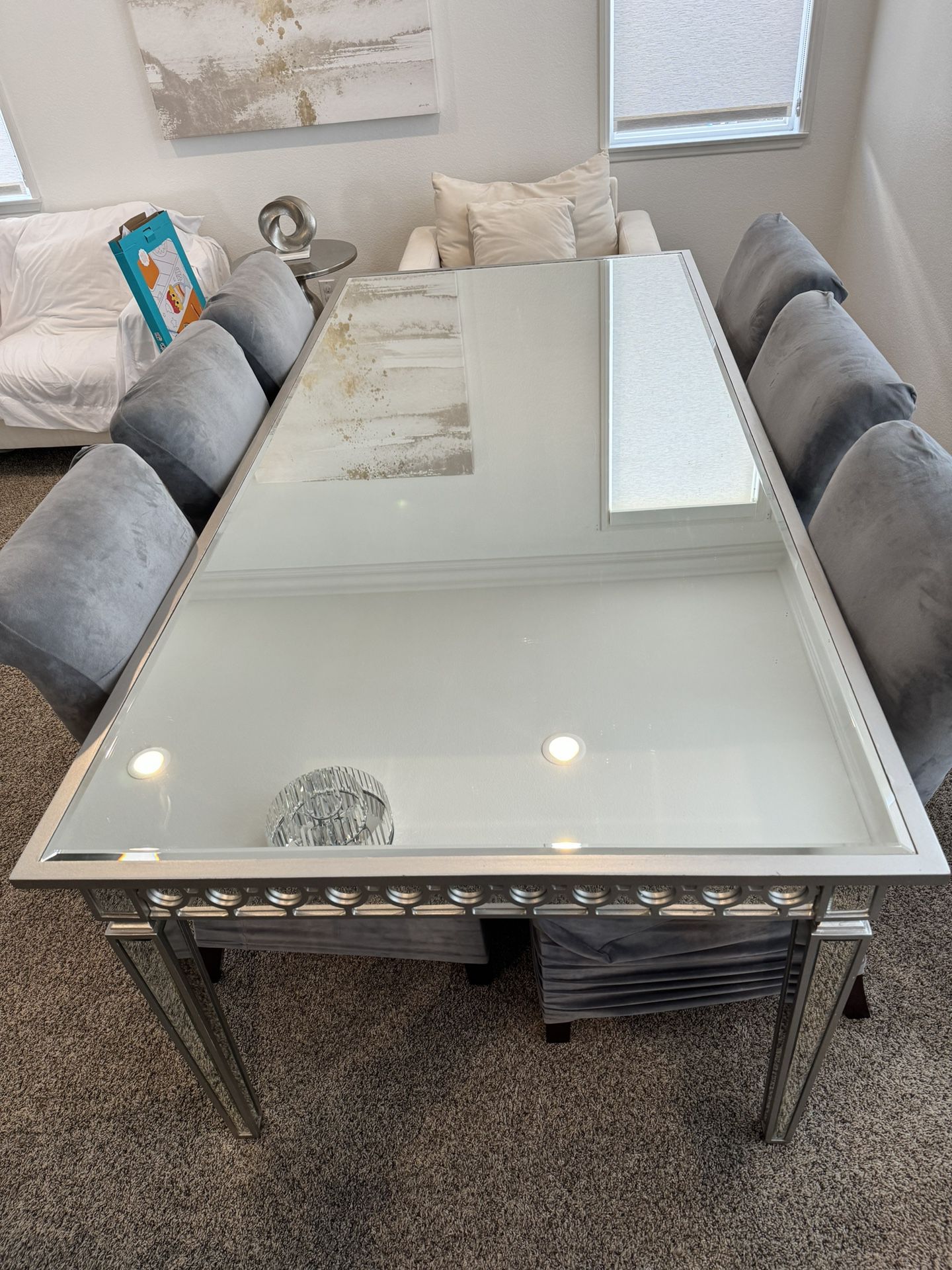 ZGallerie Mirrored Dining Table 