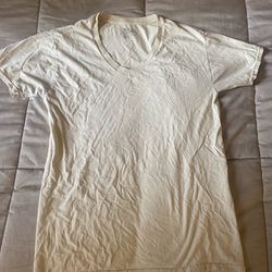 Off-white/stained White Plain Tshirt 