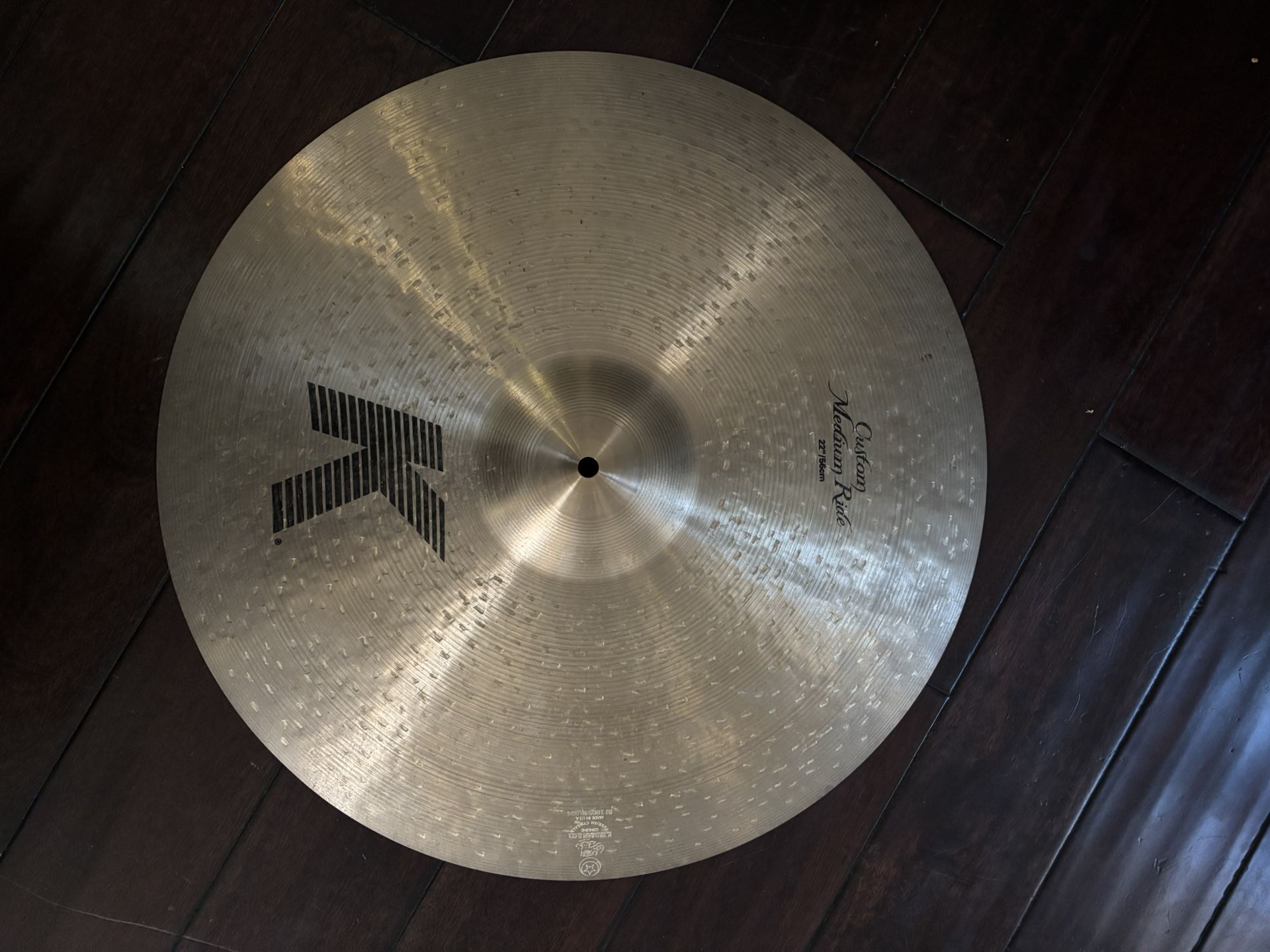 Zildjian K Custom 22” Medium Ride