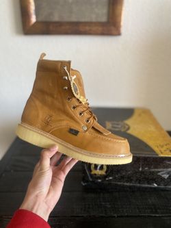 Botas De Trabajo , Color Miel , Size 8.5