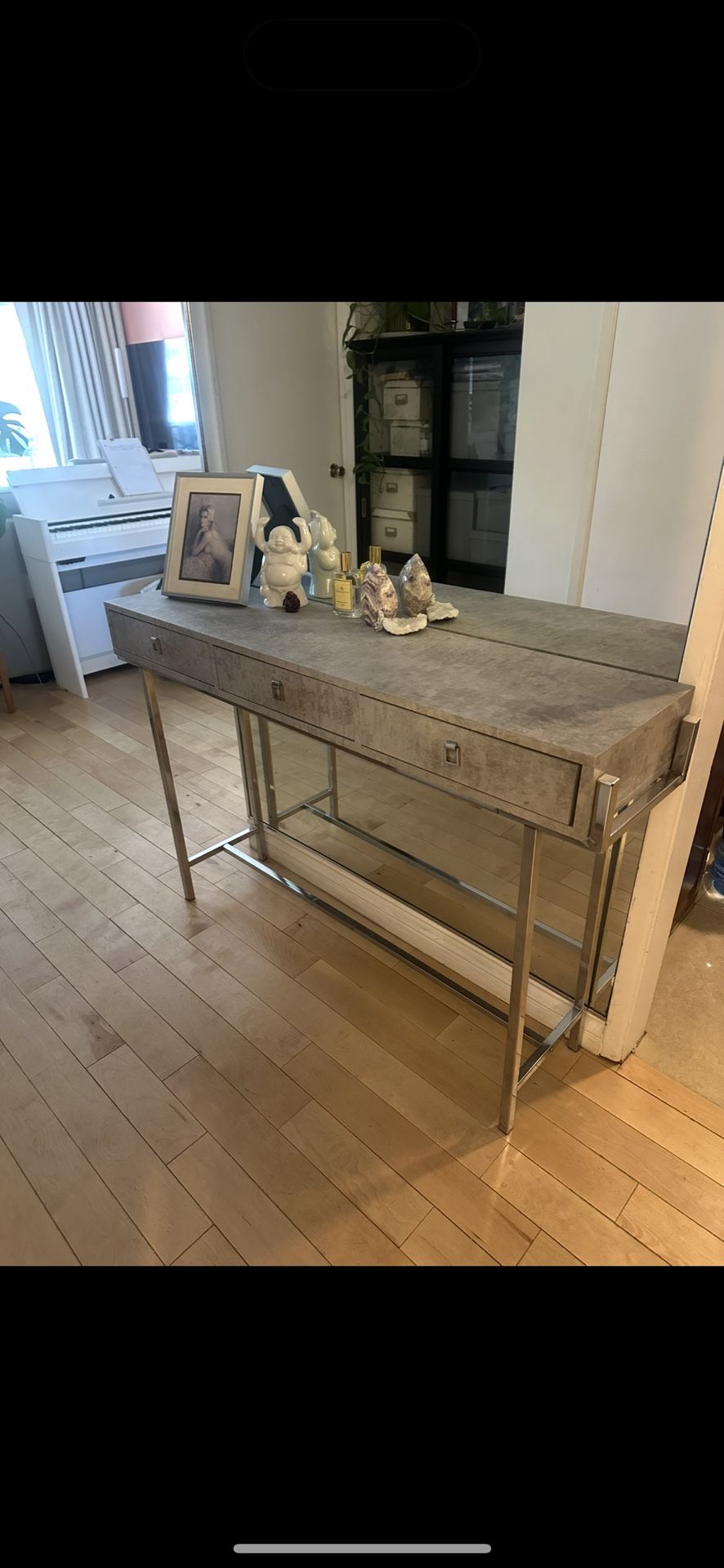 Entryway Table Sideboard Small Desk Vanity Makeup Table