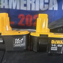 DeWalt batteries and charger 