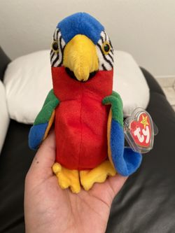 Rare jabber beanie baby 300 imprint