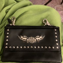 Leather Harley Davidson Pouch