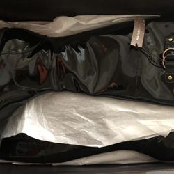 Brand new with tags and boxed Cole Haan patent leather waterproof boots - size 10