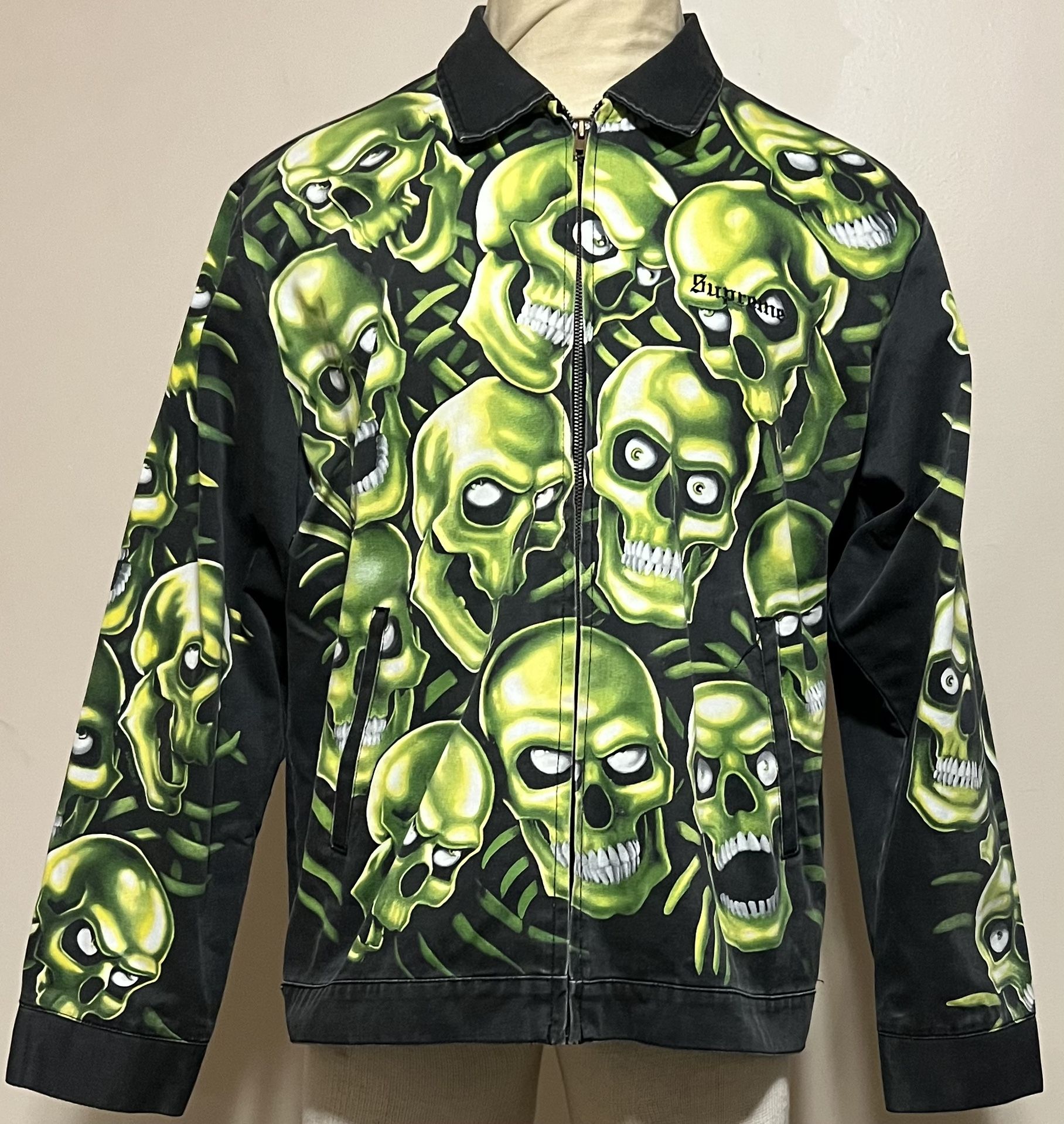 Supreme Skull Pile Worker Jacket Coat Streetwear Size Xl