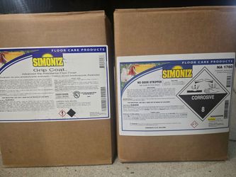 Floor stripper and wax