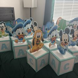 Disney Baby Shower Centerpieces 