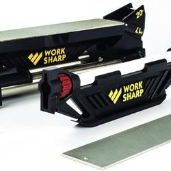 Work Sharp Guided Sharpening System, Diamond and Ceramic Dry Stone Knife Sharpener for axes, garden tools, knives, without water or oil Black  Brand n