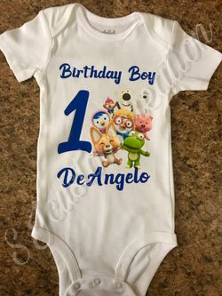 Custom onesies and cake smash outfit