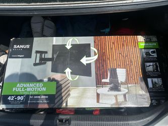 Sanus full Motion tv wall mount up to 90” tv new