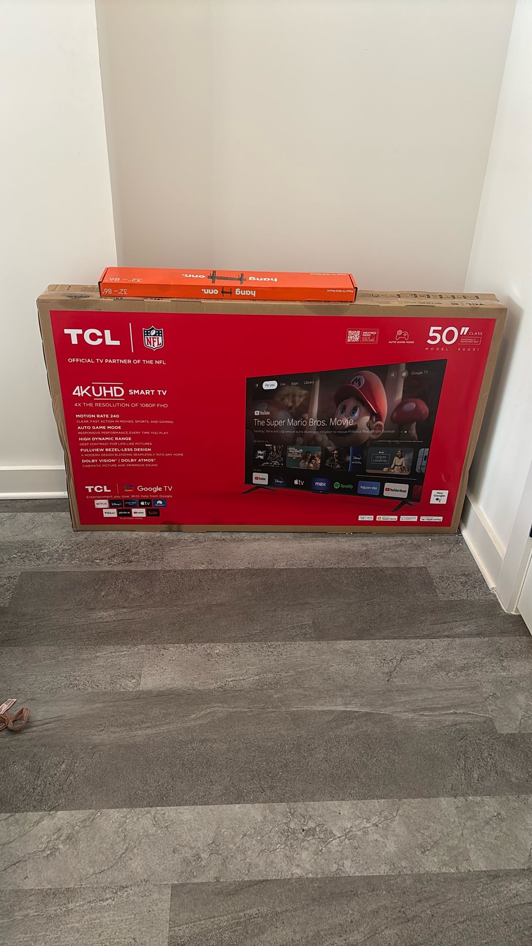 • TCL 4K Ultra HD Smart TV – New in Box MOUNT INCLUDED (free)