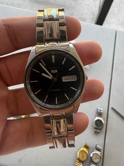 Seiko 5 Automatic Watch Black Dial