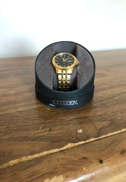 Citizen gold plated