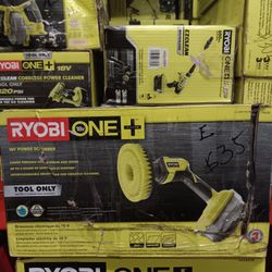 RYOBI 18v ONE+ Cordless Compact Power Scrubber (Bare Tool) 