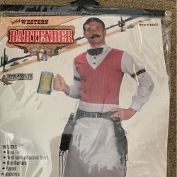 Adult Western Bartender Costume