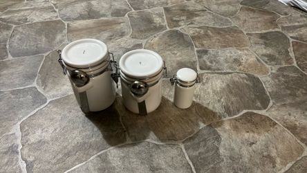 OGGI Ceramic Mini Canister Set - Set of 3