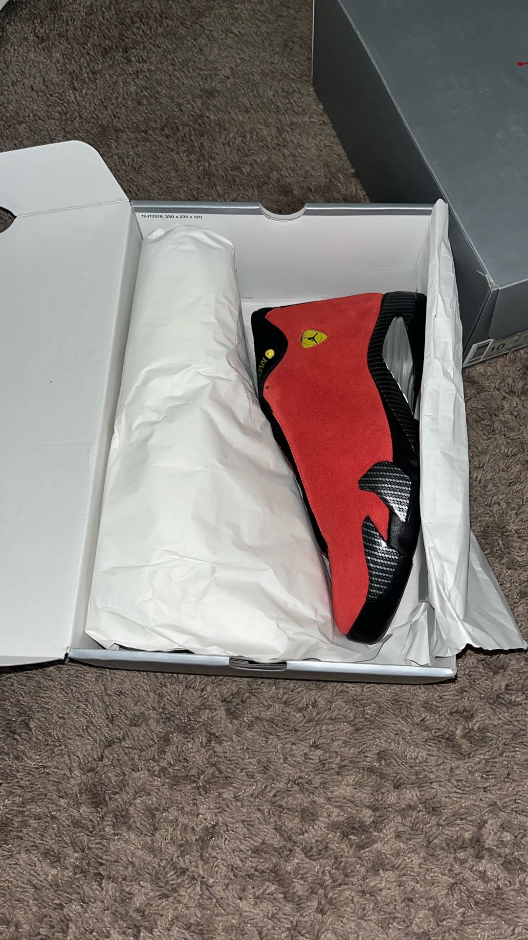 Jordan 14 Retro - Ferrari (2025) Size 8,10,10.5,11