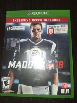 Madden 18 for Xbox one