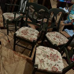 Sage Green Farmhouse Dining Chairs 