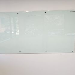 Office Quartet infinity glass whiteboard dry erase.       
