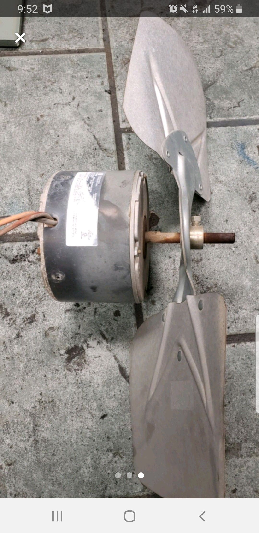 Emerson Condenser Fan Motor