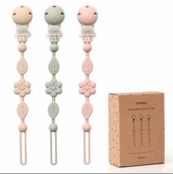 Silicone Pacifier Holder Clips