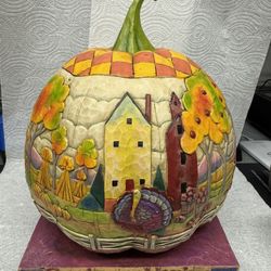 Jim Shore Harvest Pumpkin