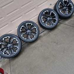 22 Inch Chevy Silverado Z71 Rims Brand New Tires And Rims 6 Lug Chevy 