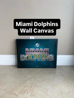 Miami Dolphins Wall Canvas (1 Available)