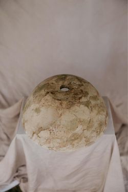 Sink / Lavabo -Large Antique Stone Dome Vessel