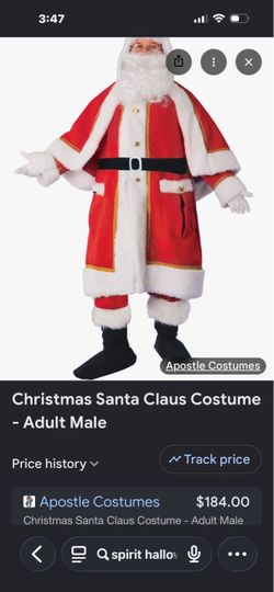 halloween disfraz de santa size L